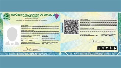 Nova Carteira De Identidade Nacional Começa A Ser Emitida Em Todo Es