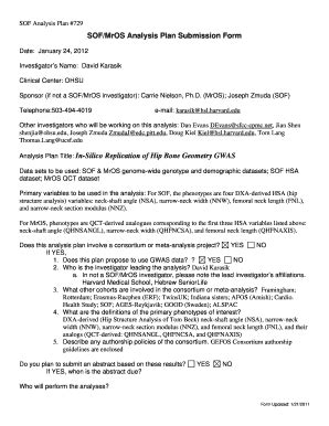 Fillable Online Sof Ucsf SOF MrOS Analysis Plan Submission Form