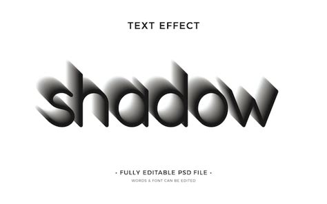 Shadow Text Effect Style Premium Psd File Hot Sex Picture