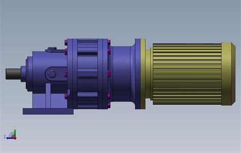 摆线针轮减速机bwd09 025kwsolidworks 2012模型图纸下载 懒石网