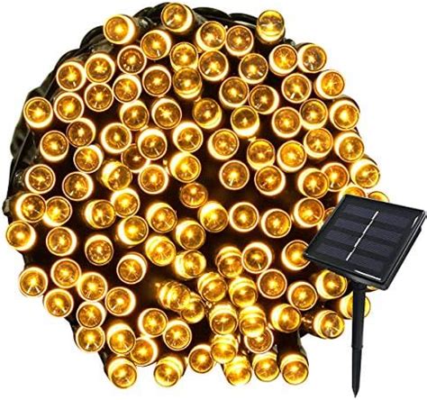 Tuokay 22M Guirlande Solaire 200 LED 8 Jeux de Lumière Guirlande