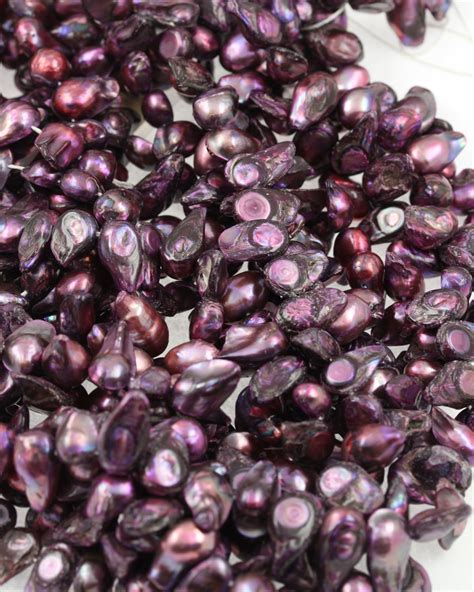 Fresh Water Pearls Raw Shape 10 X 14 Mm Sold Per Strand Approx 52