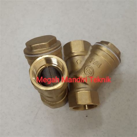 Jual Y Strainer Saringan Kuningan Bronze Drat Pn Inchi Dn Di