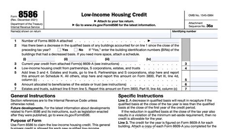 Irs Form Instructions Low Income Housing Credit