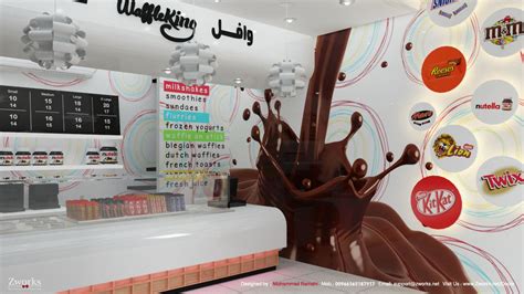 3D model Chocolate Store Interior Design | CGTrader