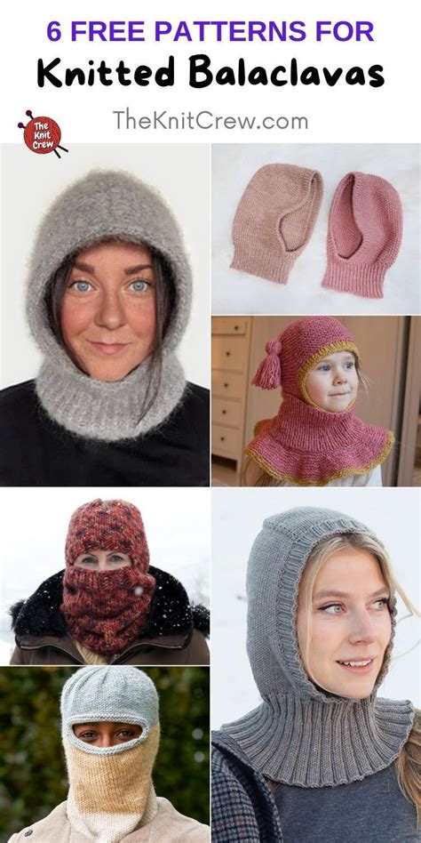 6 Free Patterns For Knitted Balaclavas The Knit Crew Easy Knitting