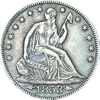 1853 O Seated Liberty Half Dollar Value | CoinTrackers