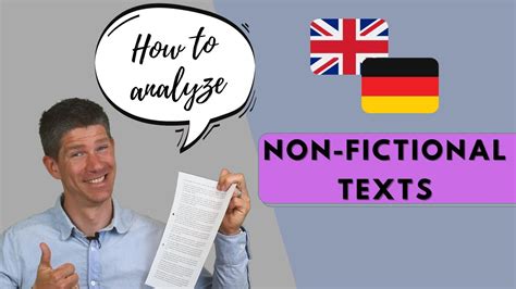 How To Analyze Non Fictional Texts Englisch Oberstufe Auf Deutsch