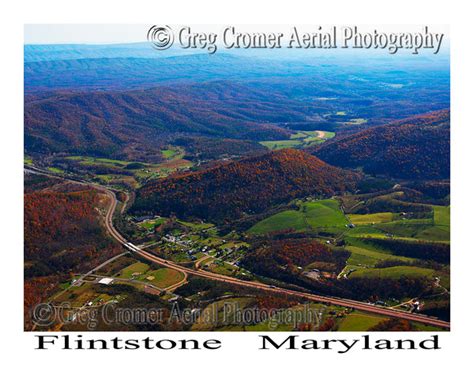 Aerial Photo of Flintstone, Maryland – America from the Sky