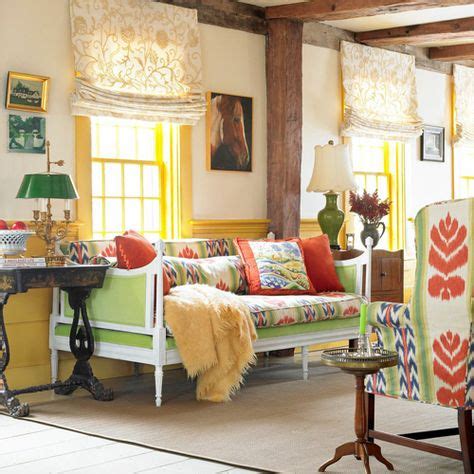 Tour A Colorful S Vermont Farmhouse Home Living Room Color