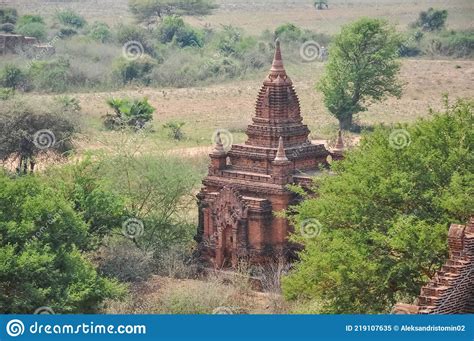 Valley Of A Thousand Pagodas In Myanmar Stock Image Image Of Buddhism