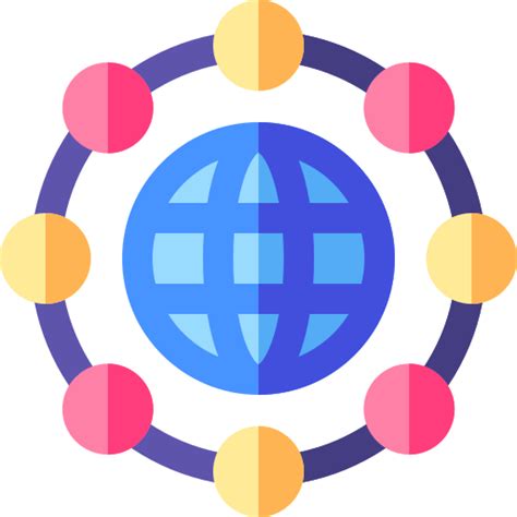 Global Basic Rounded Flat Icon