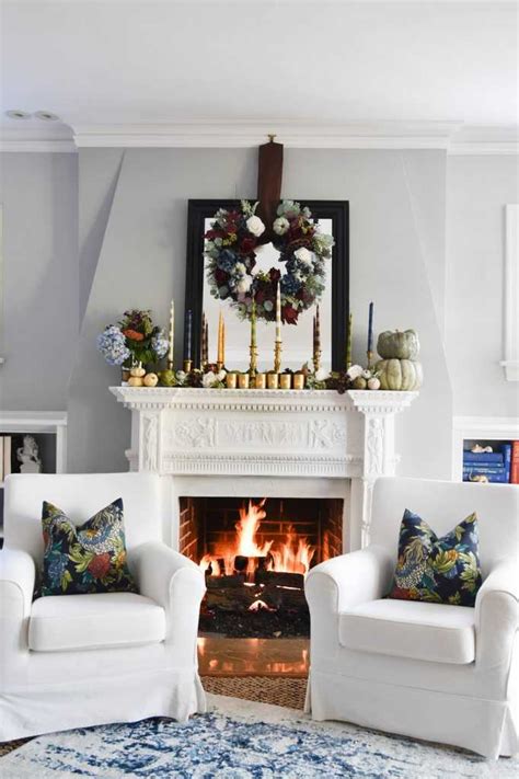 Diy Taper Candles And A Thanksgiving Mantel A Blissful Nest