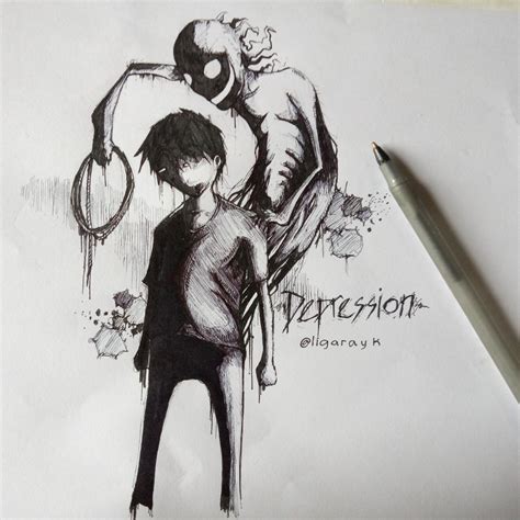 Drawings Of Depression