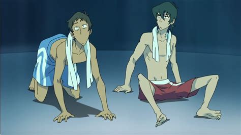 Keith And Lance On The Hard Floor And Found The Altean Pool From Voltron Legendary Defender