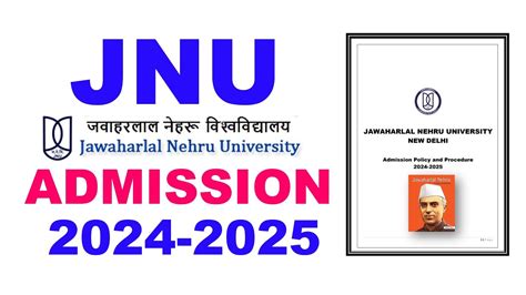 JNU Admission 2024 Jawaharlal Nehru University Admission Process 2024