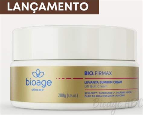 Bioage Firmax Levanta Bumbum Creme Hidratante Corporal Beleza Na Web