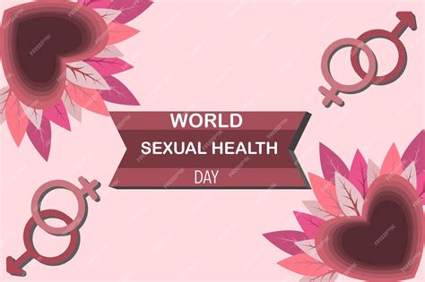 Premium Vector World Sexual Health Day Concept Background