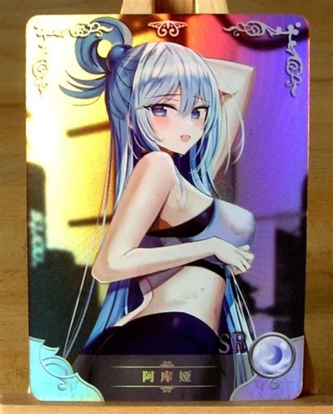 Aqua Konosuba Carte Sr Goddess Story Anime Waifu Holo Card Ns Eur