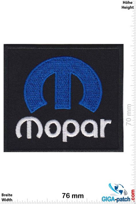 Mopar MOPAR - Performance - blue black - Aufnäher Shop / Patch - Shop ...