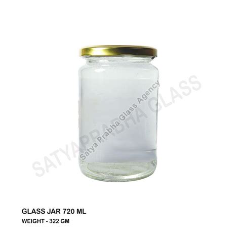 Glass Jar 720 Ml For Pickle Honey Jam Ghee Feature Elegant