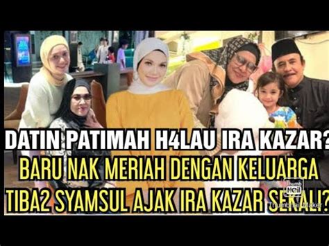 Baru Nak Meriah Dengan Keluarga Tiba Syamsul Ajak Ira Kazar Sekali Tak