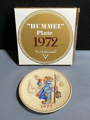 Vintage M J Hummel Nd Annual Collector Plate Hear Ye Hear Ye