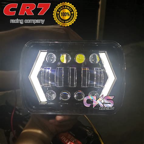 Lampu Led Daymaker Original Cr Kotak Inch Jeep Feroza L Taft