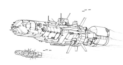 Battletech Art Black Lion Class Battlecruiser By Sharlin On Deviantart