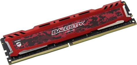 RAM Crucial Ballistix Sport LT Red 16Gb DDR4 2666 BLS16G4D26BFSE