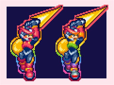 Tenshouzan All Forms Mega Man Zero By Pixelmooster On Newgrounds