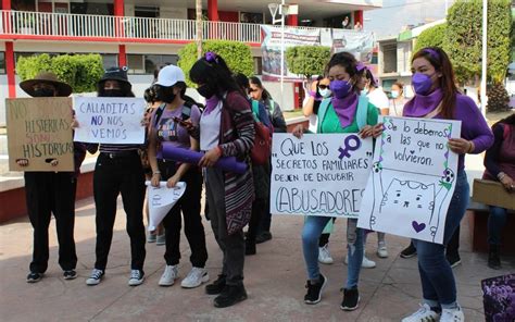 8M Mujeres Amozoquenses Marchan Por Primera Vez En La Junta Auxiliar