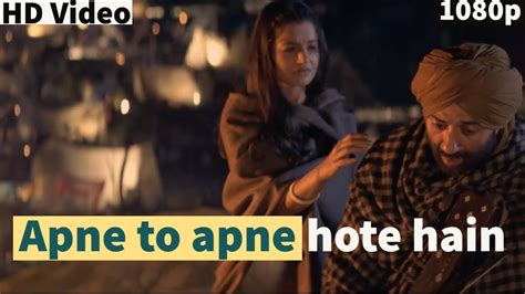 Apne To Apne Hote Hain Video Song Remix Style Music Sunny Deol