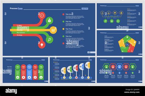 Infographic Design Set Can Be Used For Workflow Layout Diagram Annual