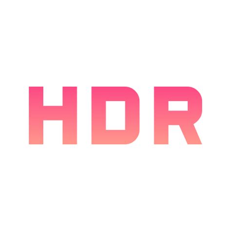 Hdr Generic gradient outline icon