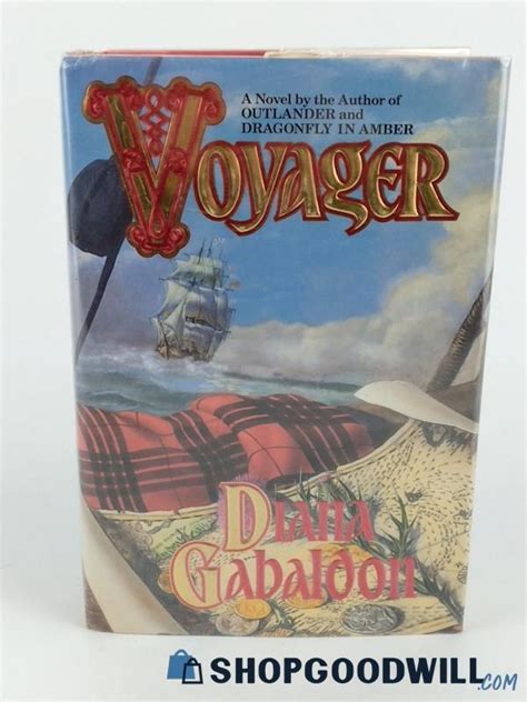 Vintage 1994 Signed Voyager By Diana Gabaldon Hardcover Outlander Book No Coa