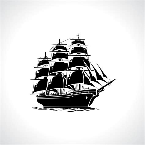 Premium Vector | Ship vector ship logo design pirate ship vector