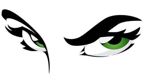 eyes, Green, Eyes, Graphics, White, Background, Vector Wallpapers HD ...