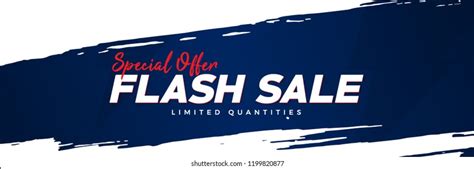 Flash Sale Banner Stock Vector Royalty Free Shutterstock