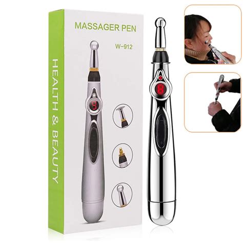 2020 Electronic Acupuncture Pen Electric Meridians Laser Therapy Heal