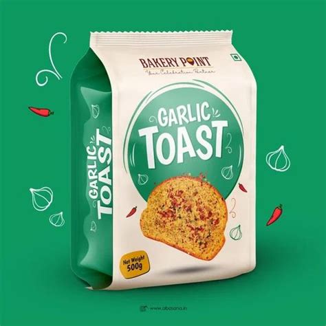 Bakery Point Garlic Jeera Rusk Toast Packaging Size 200gm 400gm