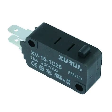 Bouton Poussoir V Micro Interrupteur Spdt A Vac Eur