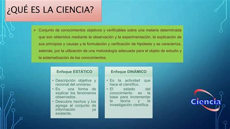 Ciencia Y El MÉtodo Cientifico Para Secundaria Ppt