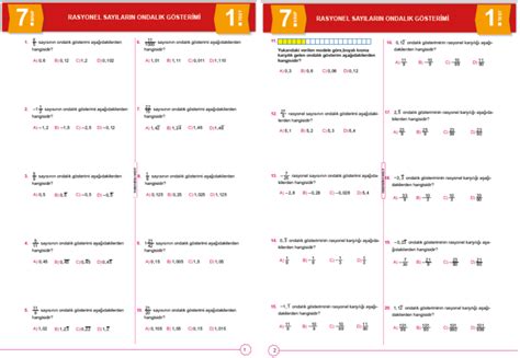 S N F Rasyonellerin Ondal K G Sterimi Testi Indir Matematikci Web Tr