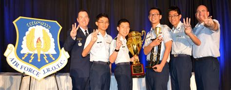 Air Force Celebrates Three Peat Win At The Junior Reserve Officer