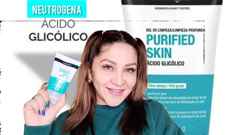 Neutrogena Purified Skin Acido Glicolico Youtube