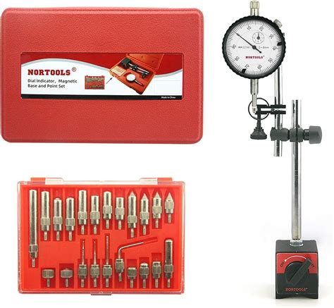 NORTOOLS Dial Indicator With Magnetic Base Point Set Dial Test