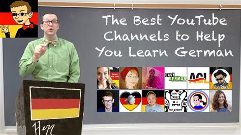 Best Youtube Channels For Learning German Youtube