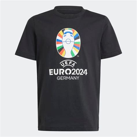 Adidas Euro 2024 Emblem T Shirt Youth