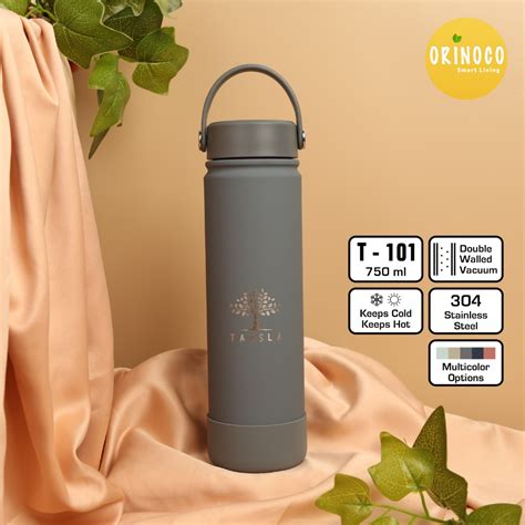 Jual Orinoco Botol Minum Termos Stainless Double Wall T 101 Dengan Handle Warna Pastel Vacuum